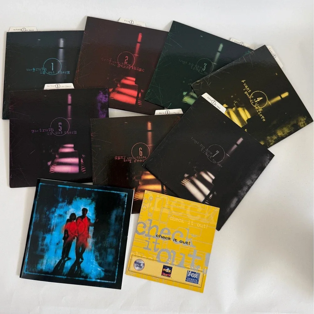 The X-Files Game PC Mac CD-ROM 1998 Fox Interactive Complete 7 Disc Box Set